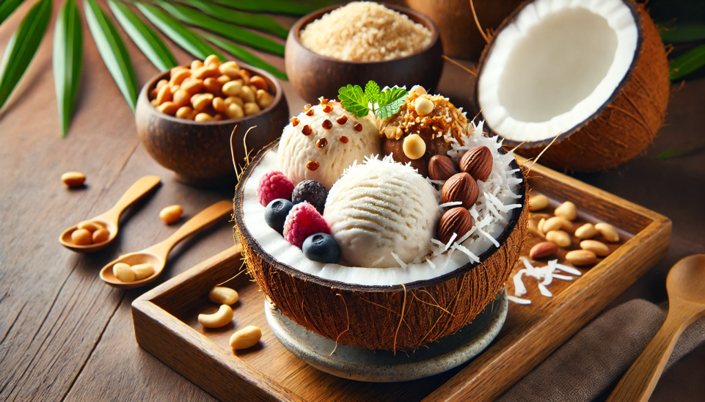 Coconut Ice Cream (ไอติมกะทิ) – Traditional and Keto Versions